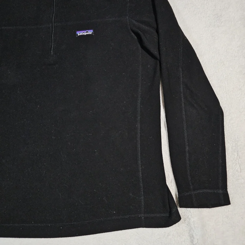 Black Quarter-Zip Pullover